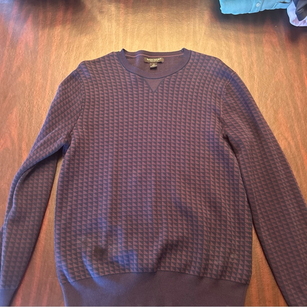 Banana Republic Purple Crewneck Sweater